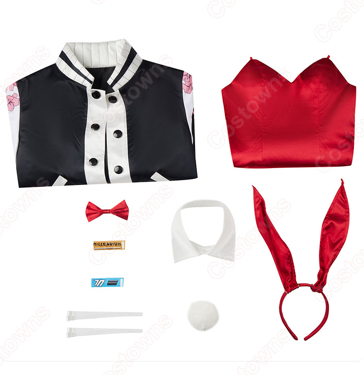 ブルーアーカイブ 美甘ネル バニーガール コスプレ衣装 バニー服-11