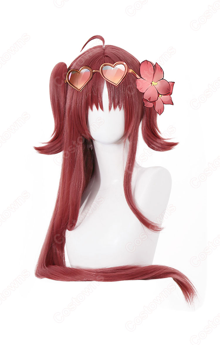 アークナイツ テンニンカ 夏卉 コスプレウィッグ-2
