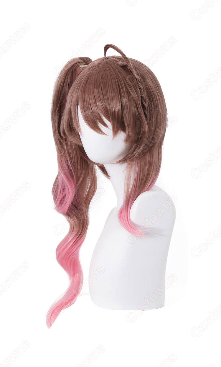 アークナイツ 純燼エイヤフィヤトラ コスプレウィッグ-3