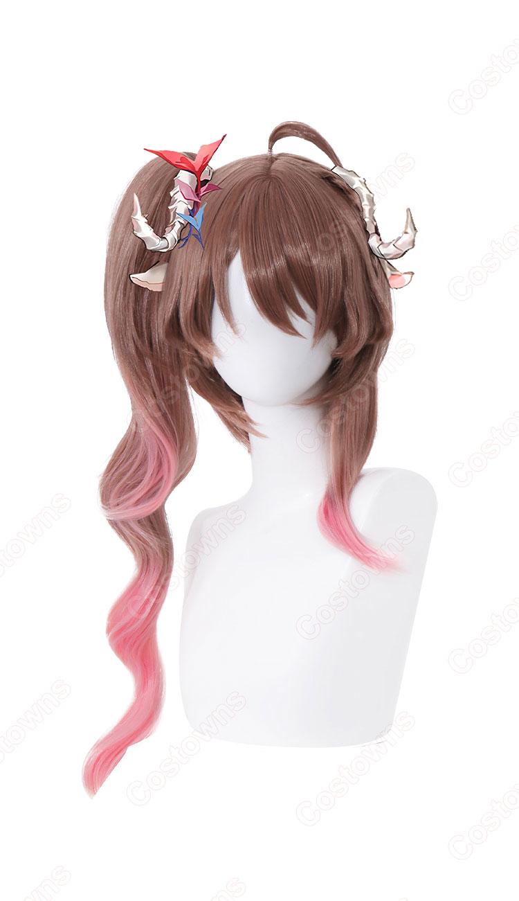 【サイズ交換OK】 アークナイツ Costowns - コスプレウィッグ 純燼エイヤフィヤトラ ヘアエクステンション・かつら・アクセサリ