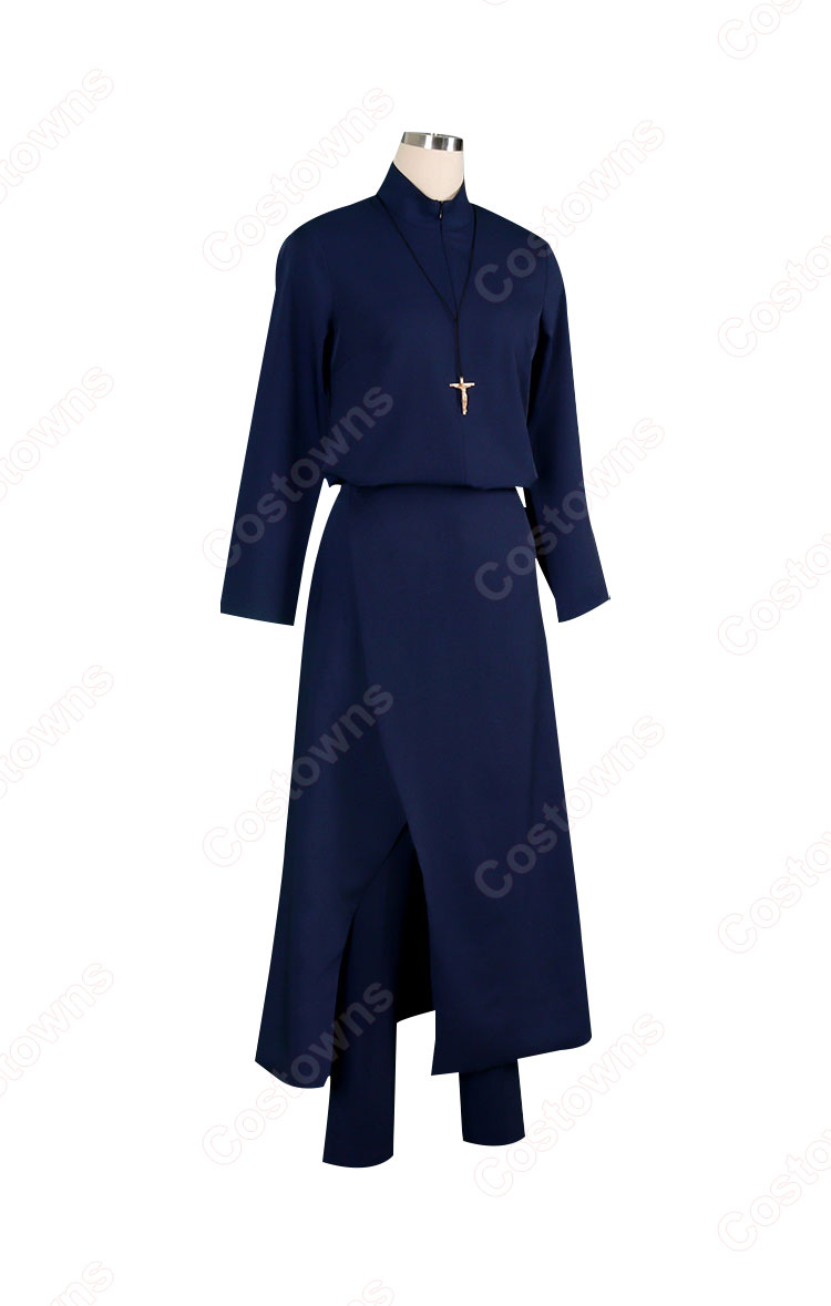 白聖女と黒牧師 ローレンス コスプレ衣装-2