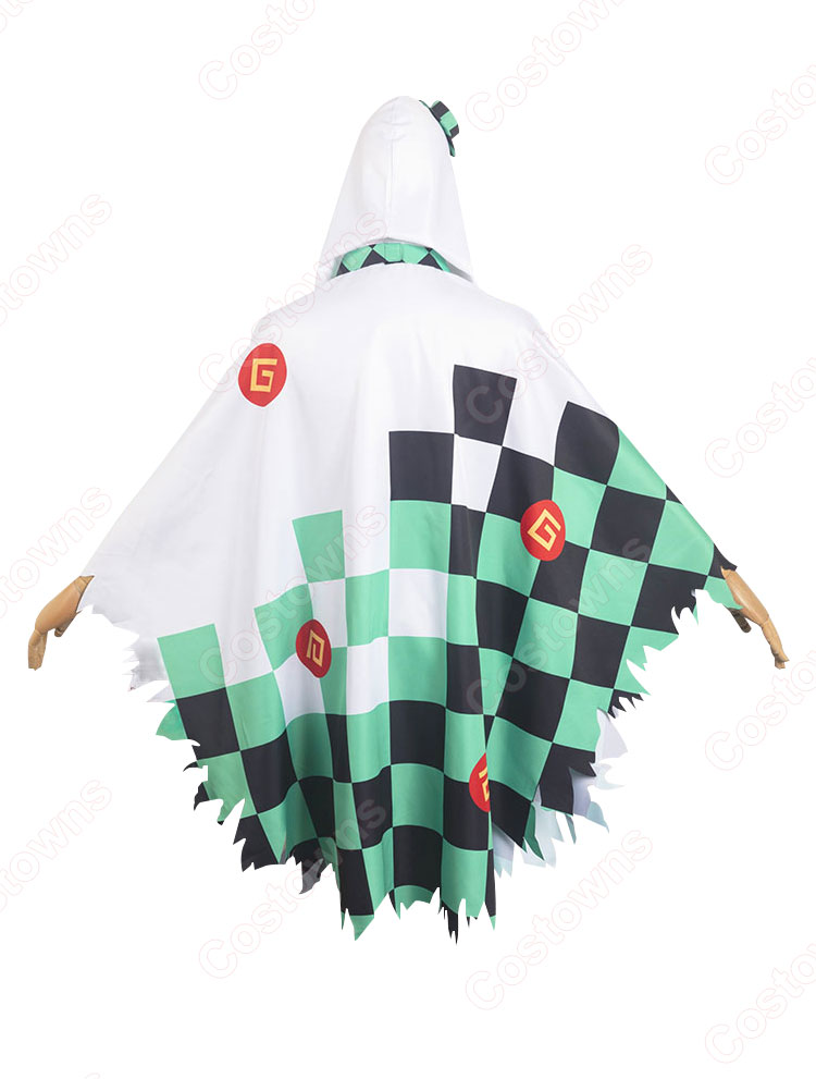 鬼滅の刃 ハロウィン マント 甘露寺蜜璃 竈門禰豆子 竈門炭治郎 コスプレ衣装-3