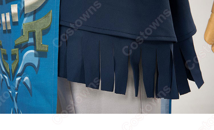 ゼルダの伝説 ティアーズ オブ ザ キングダム リンク 吹雪装 コスプレ衣装-6