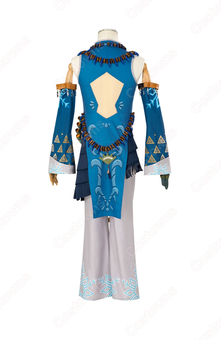 ゼルダの伝説 ティアーズ オブ ザ キングダム リンク 吹雪装 コスプレ衣装-3