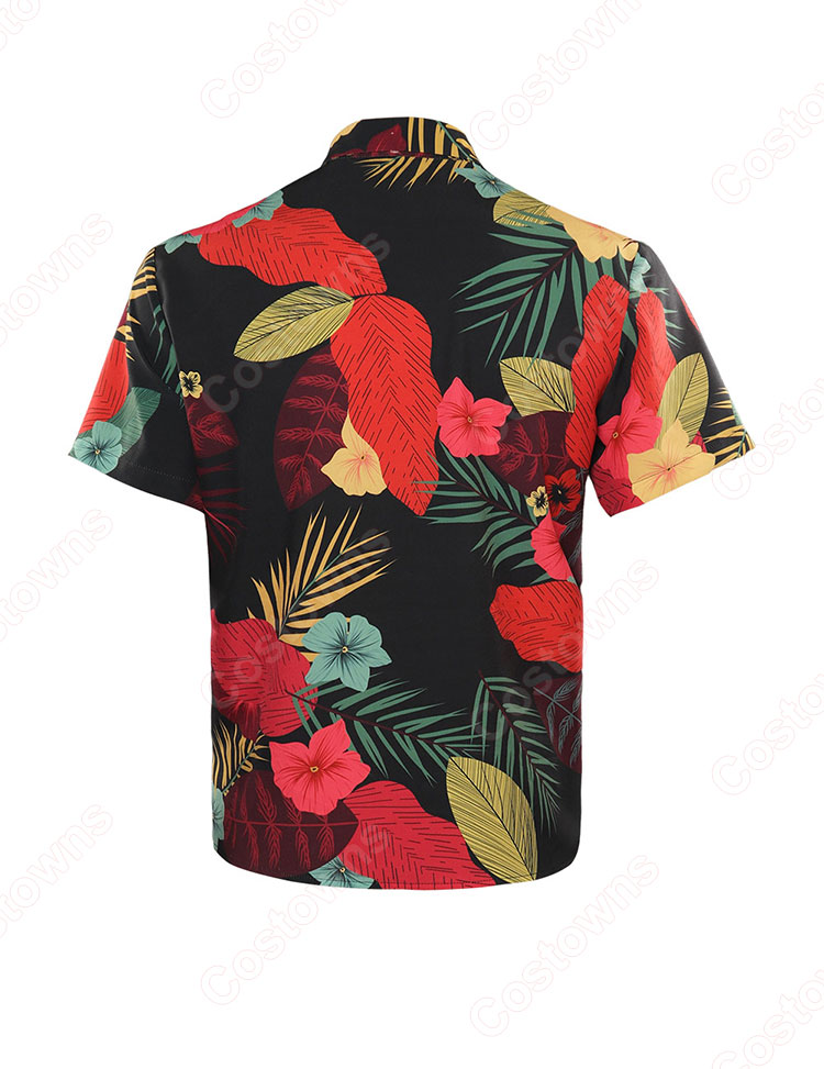 実写版 ONE PIECE モンキー・D・ルフィ コスプレ衣装 シャツ-3