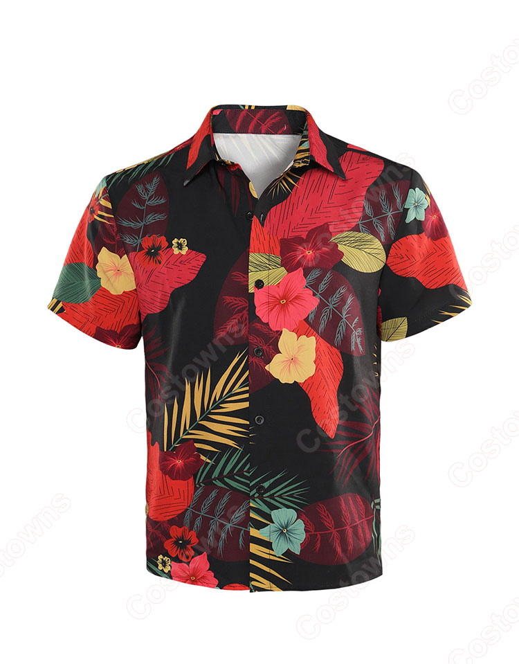 実写版 ONE PIECE モンキー・D・ルフィ コスプレ衣装 シャツ-1