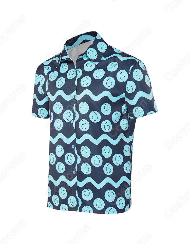 実写版 ONE PIECE ロロノア・ゾロ コスプレ衣装 シャツ-3