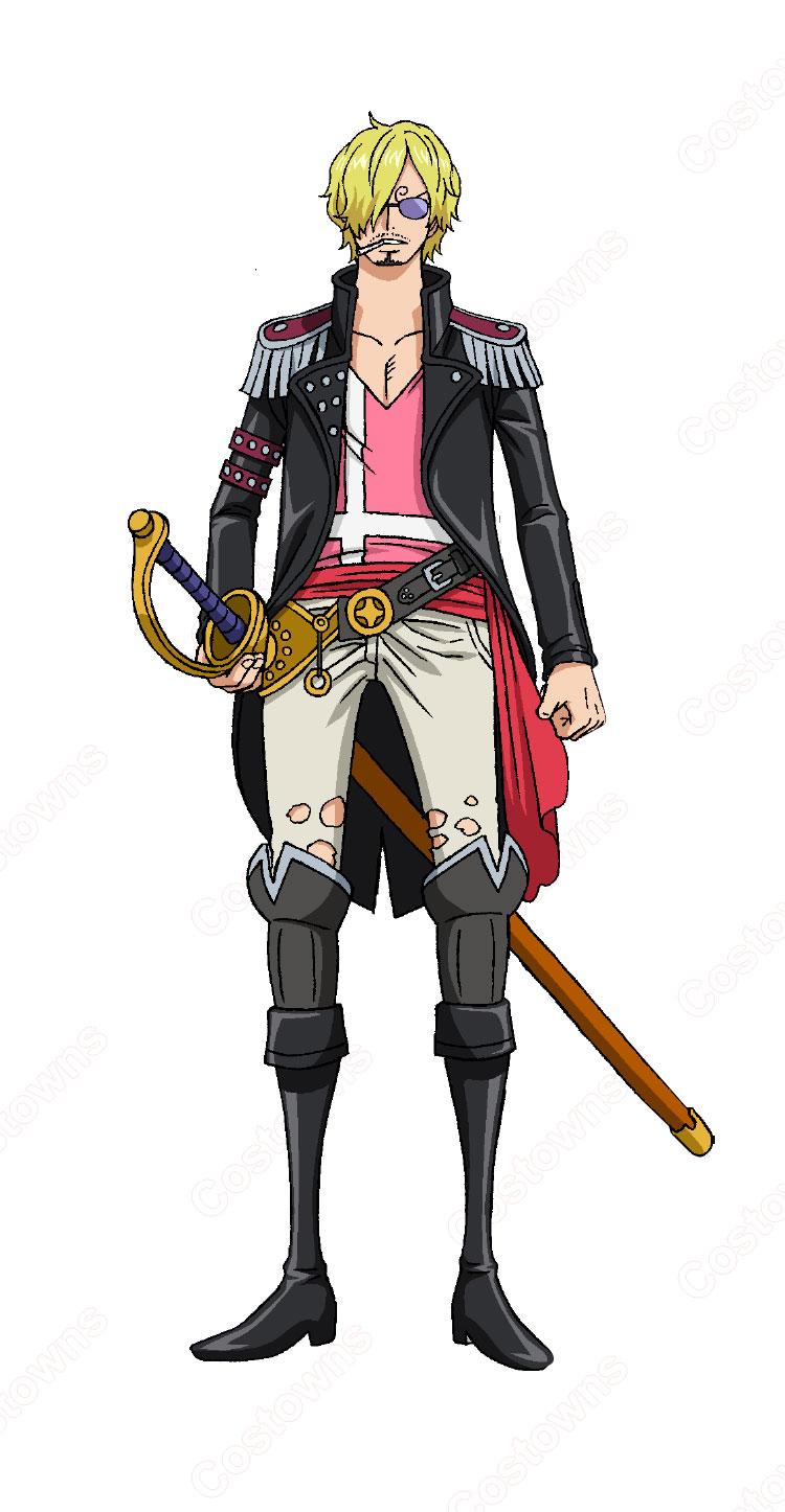 ONE PIECE FILM RED コック サンジ コスプレ靴-1