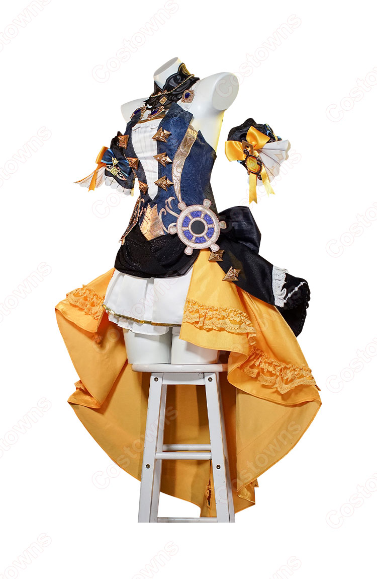 原神 フォンテーヌ ナヴィア コスプレ衣装-3