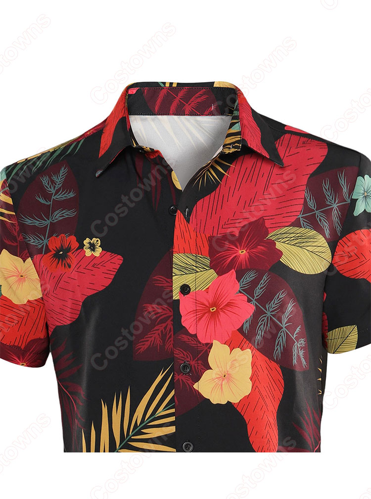 実写版 ONE PIECE モンキー・D・ルフィ コスプレ衣装 シャツ-4