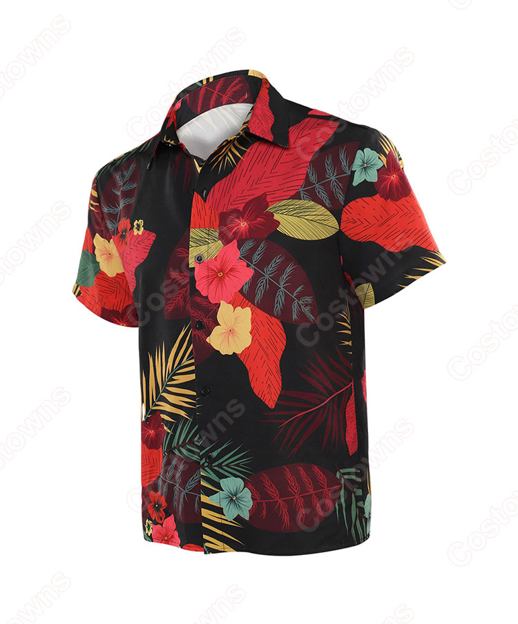 実写版 ONE PIECE モンキー・D・ルフィ コスプレ衣装 シャツ-2