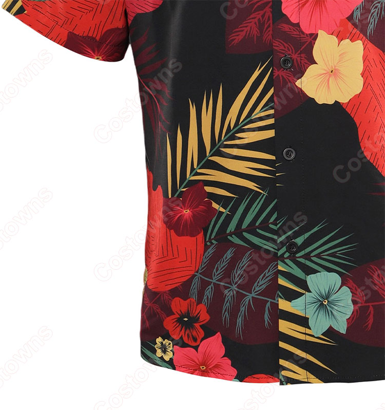 実写版 ONE PIECE モンキー・D・ルフィ コスプレ衣装 シャツ-5