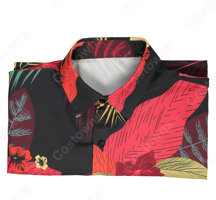 実写版 ONE PIECE モンキー・D・ルフィ コスプレ衣装 シャツ-6