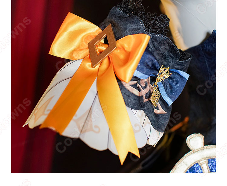 原神 フォンテーヌ ナヴィア コスプレ衣装-10