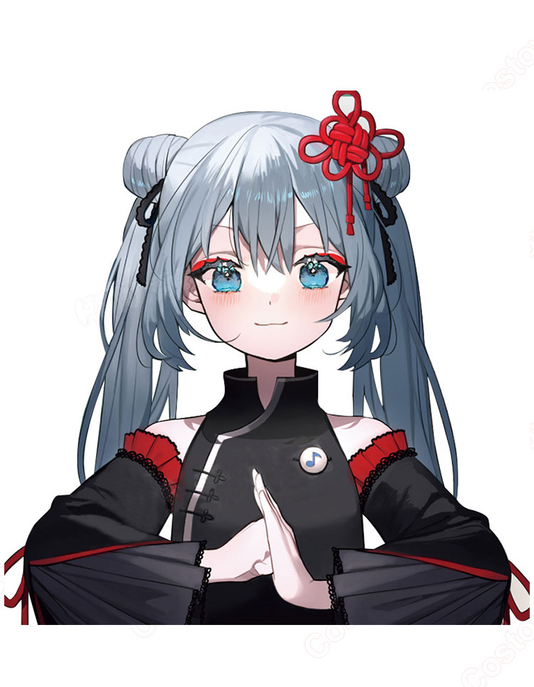 初音ミク × ローソン 2023 コスプレウィッグ-1