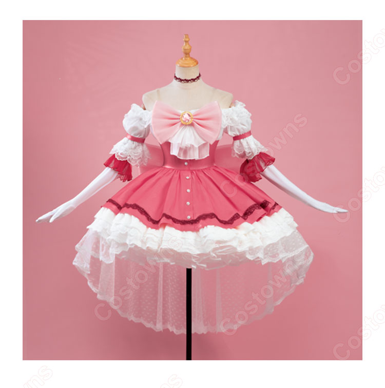 劇場版 魔法少女まどか☆マギカ〈ワルプルギスの廻天〉 鹿目まどか コスプレ衣装-1