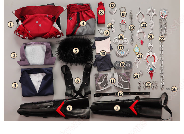 原神 リオセスリ コスプレ衣装-15