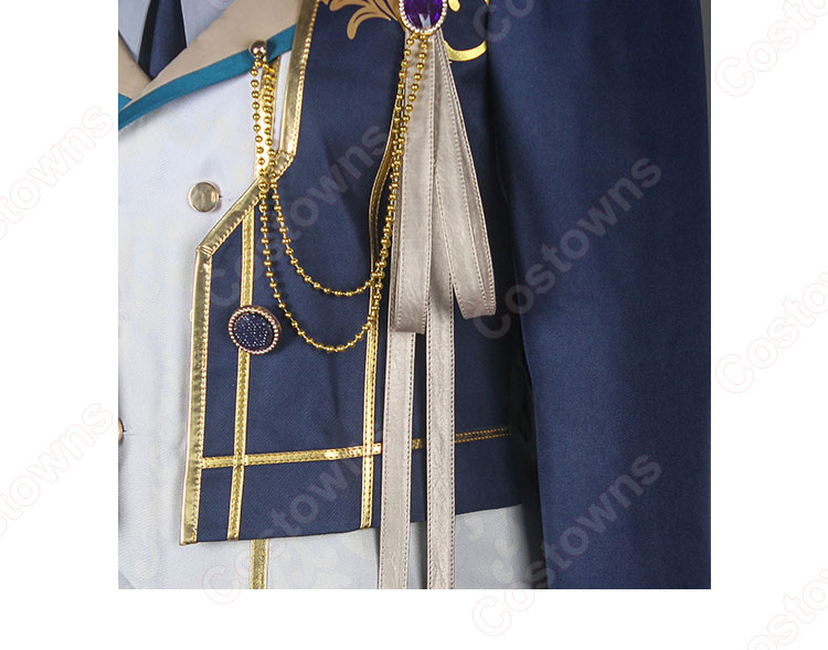 あんさんぶるスターズ!! 伏見弓弦 ディープブルー・ヴァレット コスプレ衣装-8