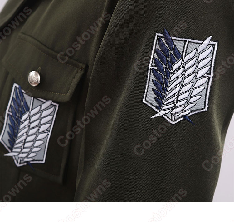 進撃の巨人 調査兵団 コスプレ 衣装 ここみねっと リヴァイ アッカーマン 進撃の巨人 調査兵団 コスプレ 衣装 ここみねっと リヴァイ