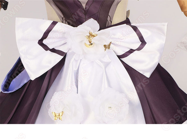 崩壊3rd エリシア メイド服 コスプレ衣装-12