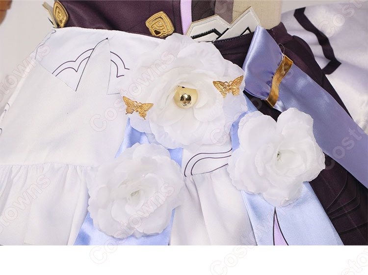 崩壊3rd エリシア メイド服 コスプレ衣装-8