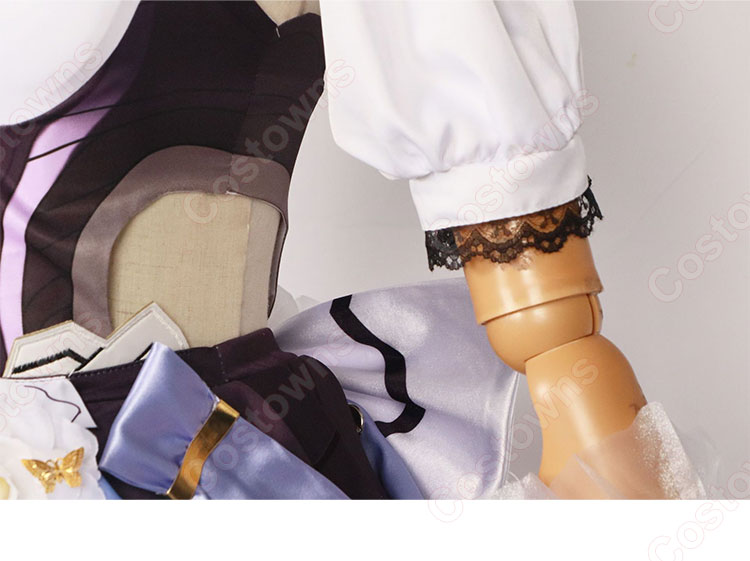 崩壊3rd エリシア メイド服 コスプレ衣装-10