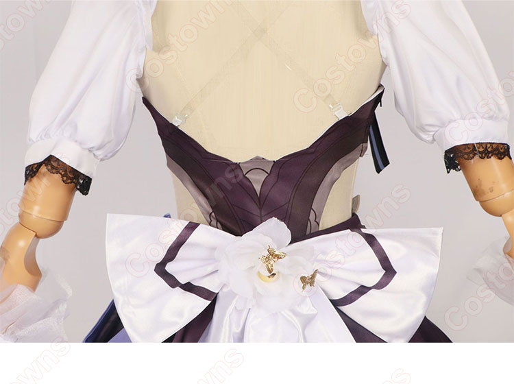 崩壊3rd エリシア メイド服 コスプレ衣装-14