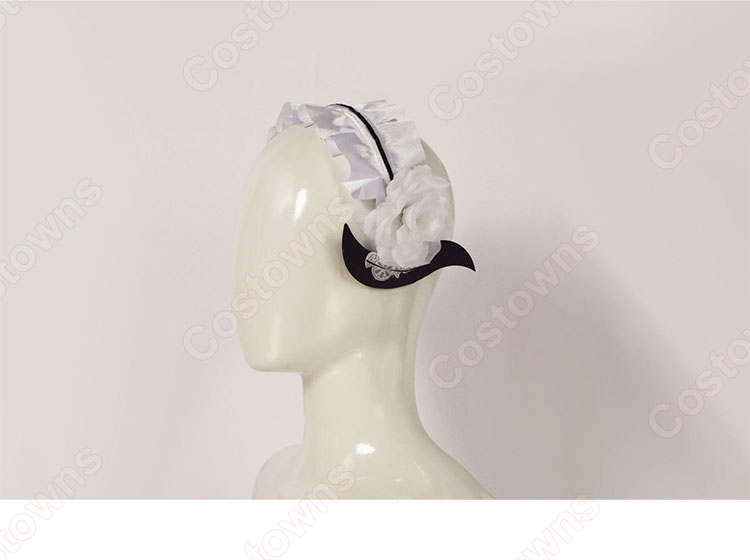 崩壊3rd エリシア メイド服 コスプレ衣装-16