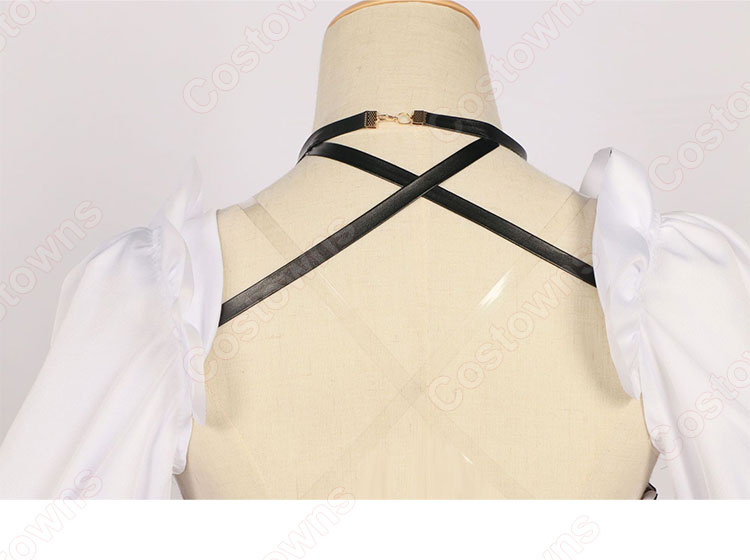 崩壊3rd エリシア メイド服 コスプレ衣装-15