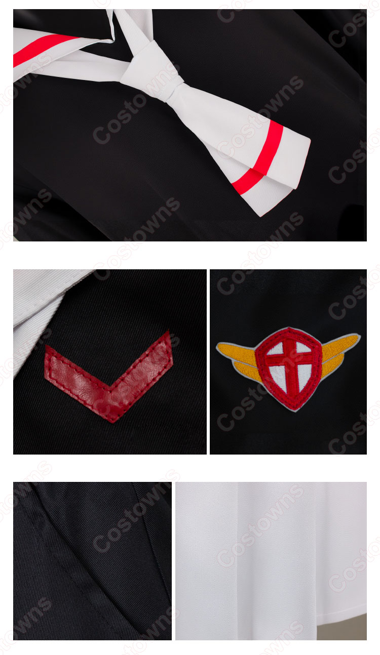 カードキャプターさくら 木之本桜 コスプレ衣装-4