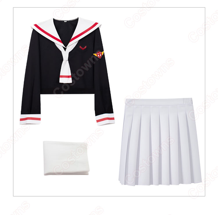 カードキャプターさくら 木之本桜 コスプレ衣装-5