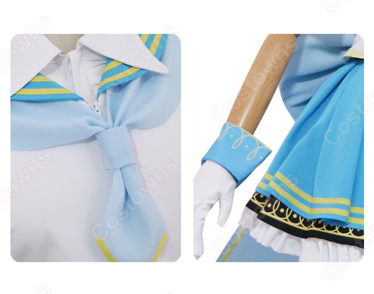 ラブライブ!スクールアイドルフェスティバル2 MIRACLE LIVE! 渡辺曜 コスプレ衣装-4