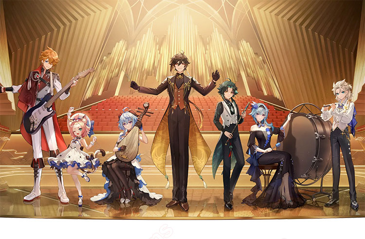 原神 オーケストラコンサート2023 ディオナ コスプレ衣装-1