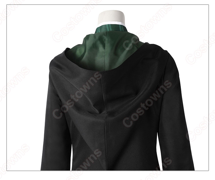 ホグワーツ・レガシー スリザリン 女子生徒 制服 コスプレ衣装 ホグワーツ魔法魔術学校のローブ-5