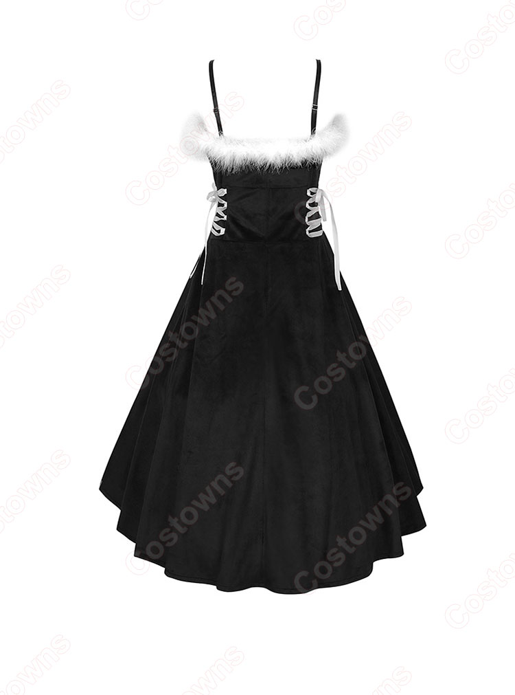 2023 クリスマス セクシー ワンピース テーマパーティー衣装 コスチューム 演出服-3