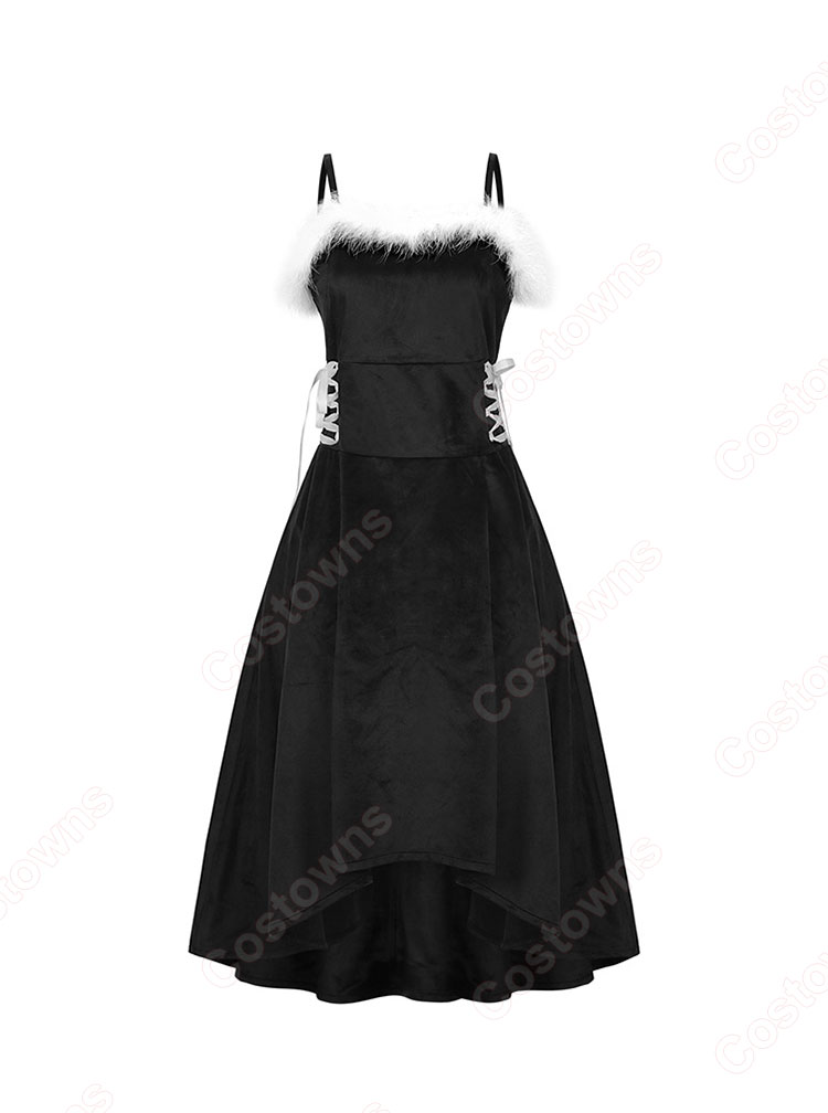 2023 クリスマス セクシー ワンピース テーマパーティー衣装 コスチューム 演出服-1