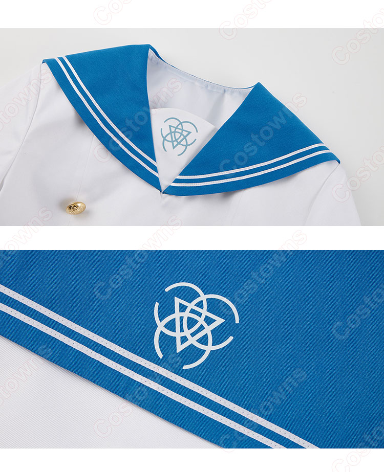 ブルーアーカイブ 浦和ハナコ コスプレ衣装 セーラー服 - Costowns