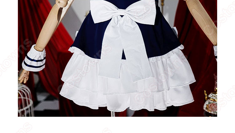 ホロライブ 湊あくあ コスプレ衣装 VTuber メイド服-4