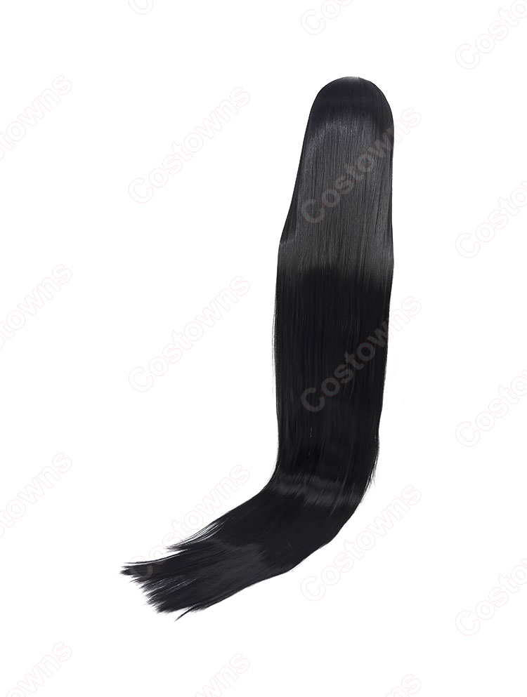 ブルーアーカイブ 羽川ハスミ コスプレウィッグ-4