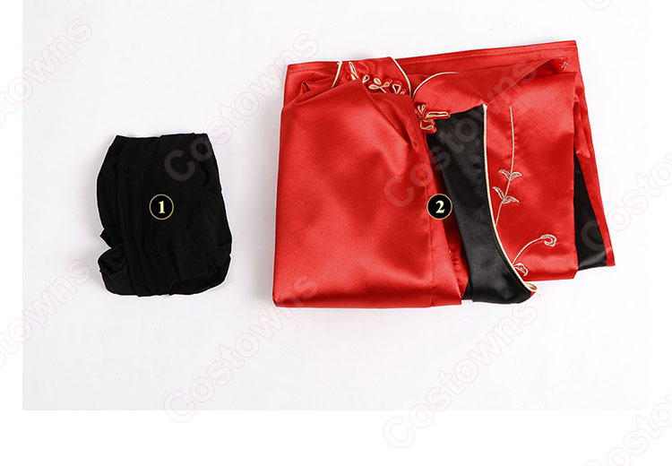 バイオハザード RE:4 エイダ・ウォン コスプレ衣装 チャイナドレス-8