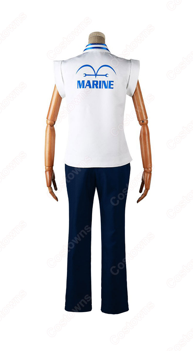 ワンピース 海軍 一般兵 コスプレ衣装 制服 海軍 帽子-4