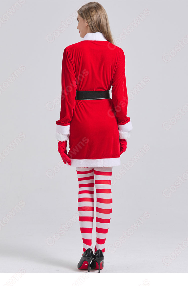 2023 クリスマス衣装 サンタクロース コスプレ衣装 レディース テーマパーティー衣装 演出服-5