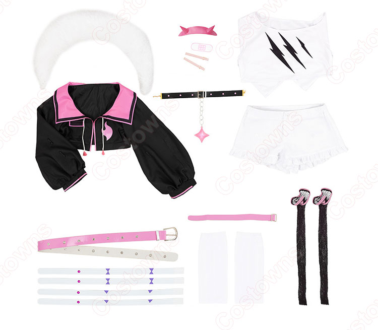 にじさんじ Mococo Abyssgard コスプレ衣装-10