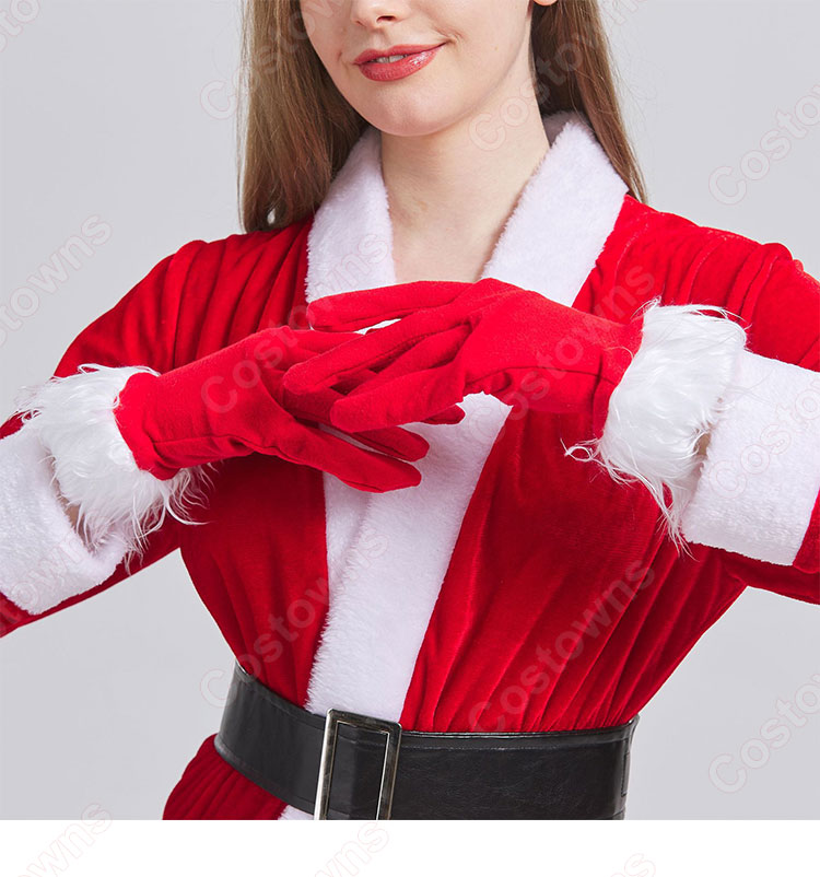 2023 クリスマス衣装 サンタクロース コスプレ衣装 レディース テーマパーティー衣装 演出服-6