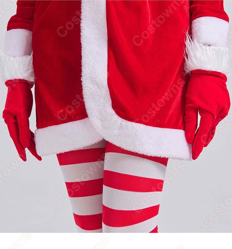 2023 クリスマス衣装 サンタクロース コスプレ衣装 レディース テーマパーティー衣装 演出服-8