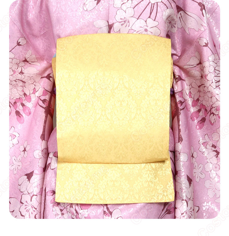 わたしの幸せな結婚 斎森美世 コスプレ衣装 桜色 着物-8