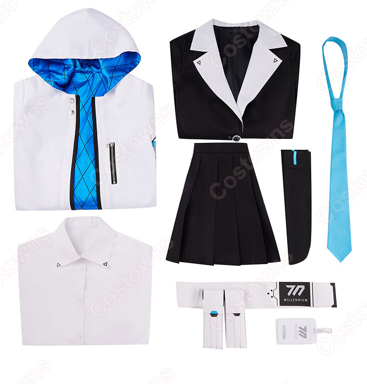 ブルーアーカイブ 早瀬ユウカ コスプレ 衣装-14