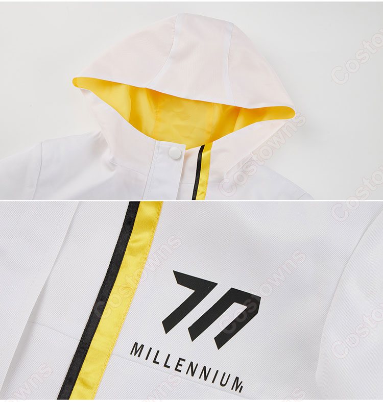 ブルーアーカイブ 花岡ユズ コスプレ 衣装 制服-5