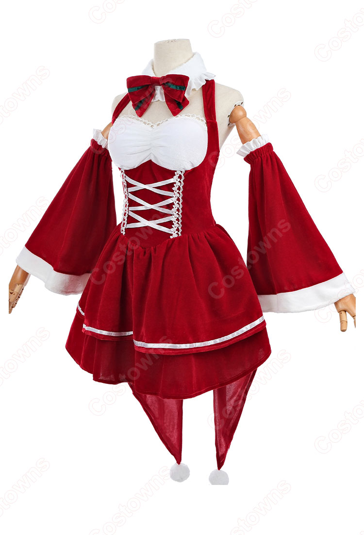 Re:ゼロから始める異世界生活 レム風 クリスマス衣装 コスプレ衣装-2