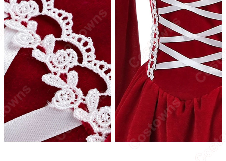 Re:ゼロから始める異世界生活 レム風 クリスマス衣装 コスプレ衣装-6